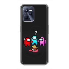 Чехол Амонг Ас для Realme C35 (AlphaPrint) (Импостер)