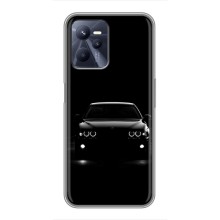 Чехол для Реалми С35 - с принтом БМВ (AlphaPrint) (Машина BMW)