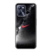 Чехол для Realme C35 - с принтом Найк (AlphaPrint) (Найк красный)