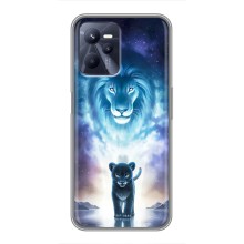 Чехол со Львом для Realme C35 (VPrint) (Маленький лев)