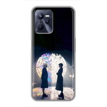 Чехлы Венсдей на Realme C35 Уэнсдей (AlphaPrint) (Уэнздей и Инид)