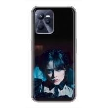 Чехлы Венсдей на Realme C35 Уэнсдей (AlphaPrint) (взгляд Уэнздей)