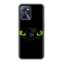 Чехол дракон Беззубик для Realme C35 – Глаза Беззубика