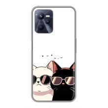 Чохол з малюнком кіт на Realme C35 (Коти в окулярах)