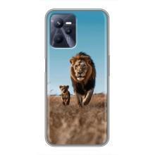 Чехол Король лев на Реалми С35 (Мусафа и Симба)