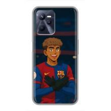 Чехол с футболистом Ламин Ямаль Realme C35 (Футболист Ямал)