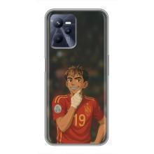 Чехол с футболистом Ламин Ямаль Realme C35 (Ямаль аниме)