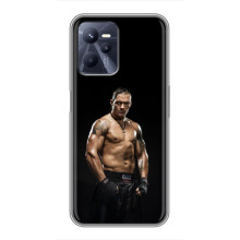 Чехол с картинкой Александр Усик для Realme C35 – Усик на черном