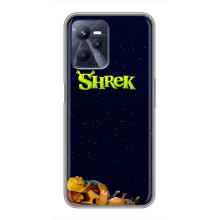 Чехол с мультфильмом Шрек на Realme C35 – Шрек лого