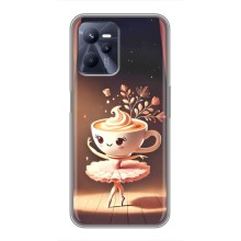Чохол з мемом Тралалело тралала на Realme C35 (Балерина капучина)
