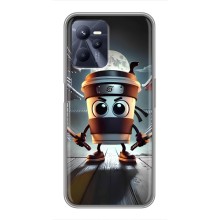 Чохол з мемом Тралалело тралала на Realme C35 (Капучіно асасіно)