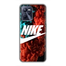 Чехол с логотипом Найк на Realme C35 (Найк лого)