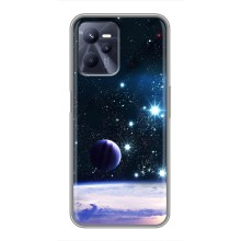 Космические Чехлы для Реалми С35 (VPrint) (Космический вид)