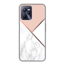 Мраморний чехол на Realme C35 (VPrint) (Тройний мрамор)
