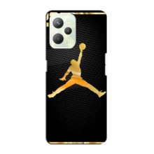 Силиконовый Чехол Nike Air Jordan на Реалми с35 (Джордан 23)