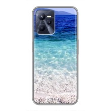 Силиконовый чехол с КАРТИНКАМИ лето для Realme C35 (AlphaPrint) (Море)