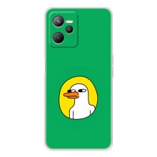 Бампер с принтом Мемы для Realme C36 – Мем Утка