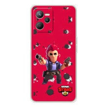 Бампер (ТПУ) з принтом Brawl Stars на Реалмі С36 (Кольт на червоному)