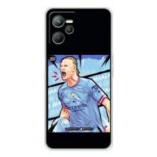 Чехлы с принтом для Realme C36 Футболист – гол Эрлинг Холланд
