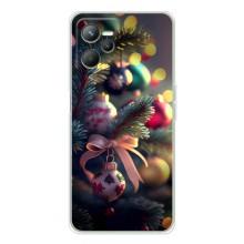 Чехлы на Новый Год Realme C36 – Красивая елочка