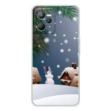 Чехлы на Новый Год Realme C36 – Зима