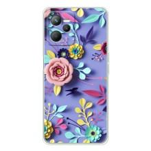 Чехлы с Цветами для Realme C36 (VPrint) (Цветочный дизайн)