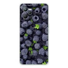 Чехлы с Фруктами для Realme C36 (VPrint) (Ежевика)