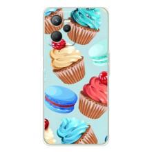 Чехлы с Фруктами для Realme C36 (VPrint) (Кексики)