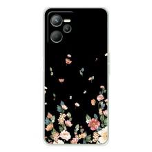 Чехол для Реалми С36 - с принтом (Дизайнерские) (AlphaPrint) (Маленькие цветы)