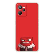Чехол Головоломка для Realme C36 - (AlphaPrint) – Гнев