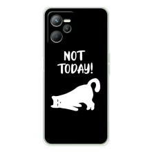 Бампер с изображением Котиков для Реалми С36 – Not Today