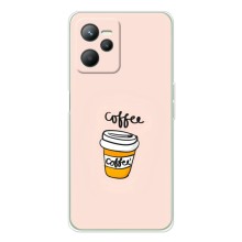 Чехол с изображением  вкусной еды для Realme C36 – Кружка кофе