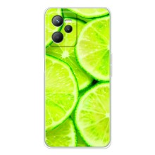 Чехол с изображением  вкусной еды для Realme C36 – Лайм