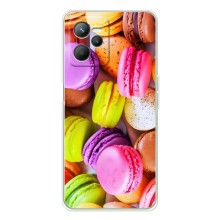 Чехол с изображением  вкусной еды для Realme C36 – Макаруны