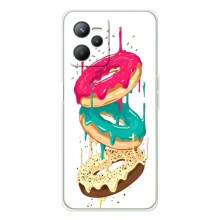 Чехол с изображением  вкусной еды для Realme C36 – Сочные пончики