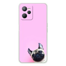 Бампер для Realme C36 с картинкой "Песики"