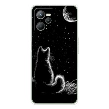 Чехол с принтом для Realme C36 (AlphaPrint) Модные коты