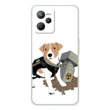 Чехол с принтом Собаки Патрон для Realme C36 – Пёс Патрон с ракетой