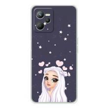 Чохол Стильні дівчата на Realme C36 – Дівчина та серця
