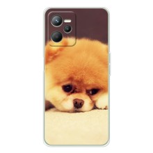 Чехол (ТПУ) Милые собачки для Realme C36 – Померанский шпиц