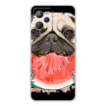 Чехол (ТПУ) Милые собачки для Realme C36 – Смешной Мопс