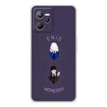 Чехлы Венсдей на Realme C36 Уэнсдей (AlphaPrint) (Уэнздей и подруга)