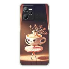 Чехол с мемом Тралалело тралала на Realme C36 (Балерина капучина)