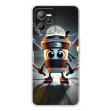 Чехол с мемом Тралалело тралала на Realme C36 (Капучино асасино)