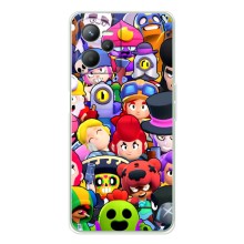 Силіконовый Чохол на Realme C36 з картинкою Brawl Stars (Персонажі)