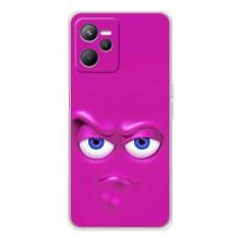 Силиконовые Чехлы (смешные стикеры) для Realme C36 – Хитрая мордочка