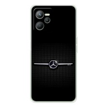 Силиконовый бампер с картинкой машины на Realme C36 (Mercedes)