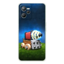 Силиконовый Чехол (атрибутика Клеш Роял) для Realme C36 – Пушка