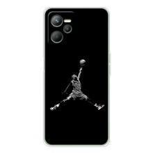 Силиконовый Чехол Nike Air Jordan на Реалми С36 – Джордан