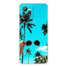 Силиконовый чехол с КАРТИНКАМИ лето для Realme C36 (AlphaPrint) (Взгляд лето)